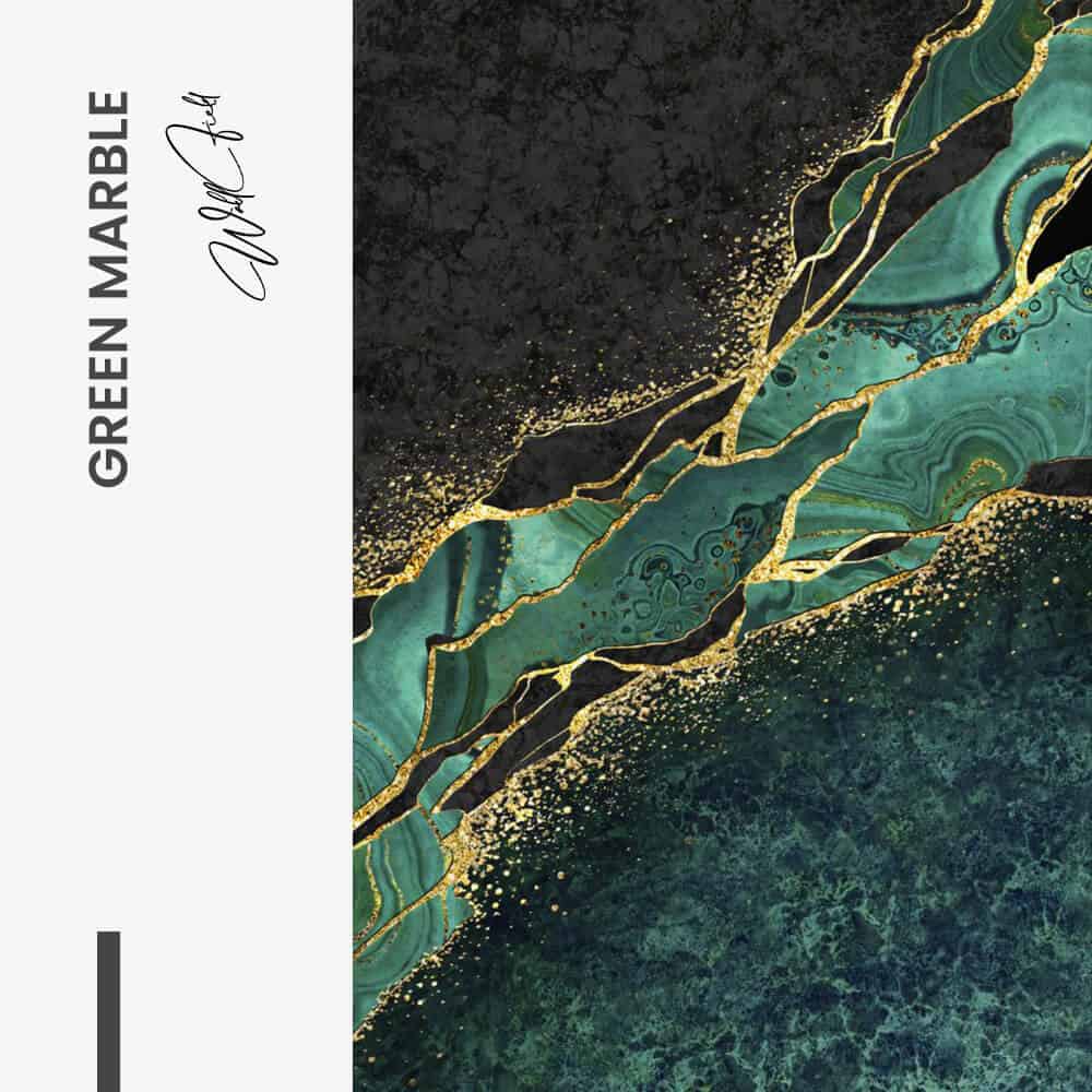 Green Marble - Glass