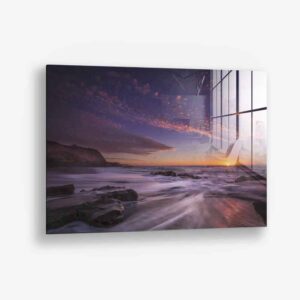 Purple Sunset - Glass