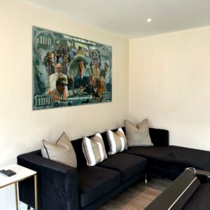 Belfort dollar green glass