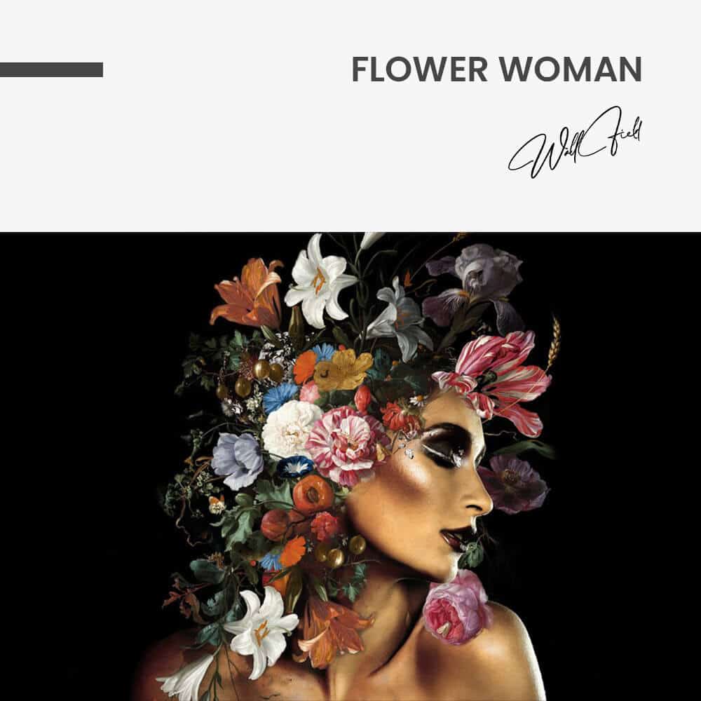 Flower Woman - Glass